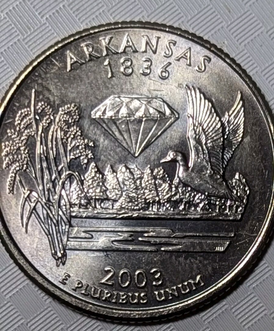 【ビンテージ】新品未開封 2003年 アーカンソー州ロールQuarter 2003 D ARKANSAS STATE QUARTER Choice Unc From Mint Rolls | eBay