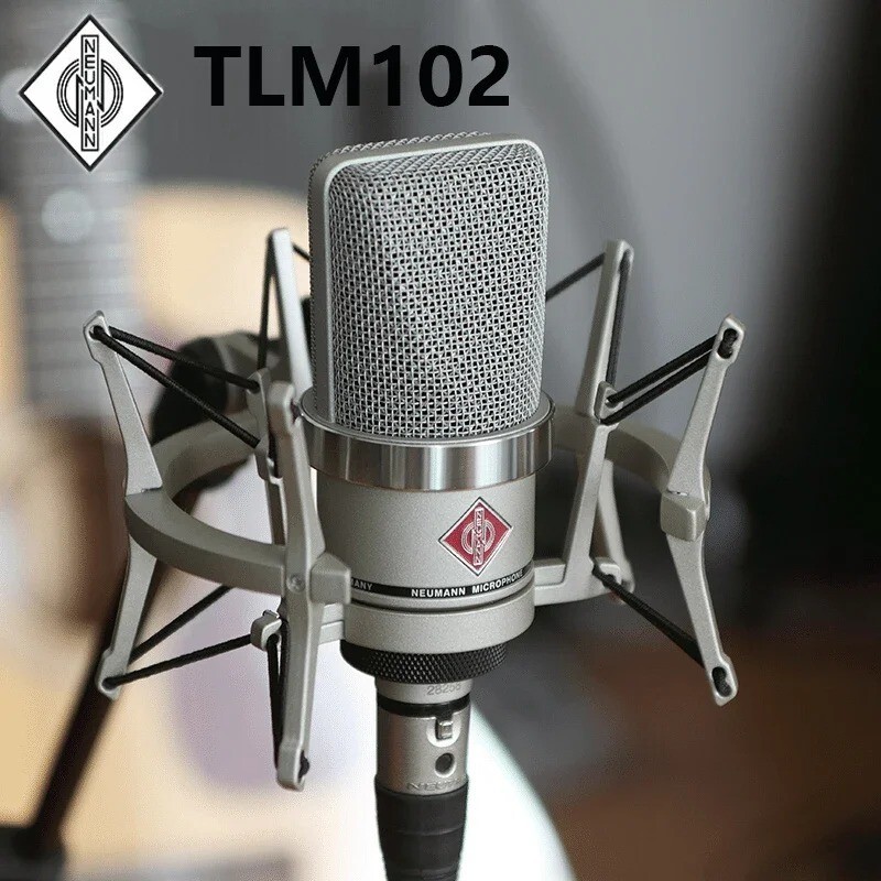Neumann TLM 102 Large Diaphragm Condenser Microphone Studio Set w/ Shockmount