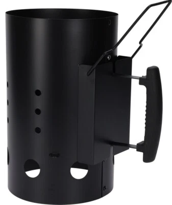 BAMBELAA! Grillkohleanzünder Kohle Anzündkamin BBQ Grillstarter XXL Groß ca. 19x30,5cm