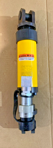 ENERPAC RC104 10 Ton Hydraulic Cylinder with Custom Clevis Pin Ends - Picture 2 of 8