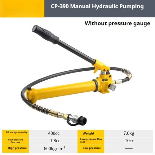 Portable High Pressure Hydraulic Pumps Manual Hydraulic Pumps Pressure Gauges - Picture 7 of 10