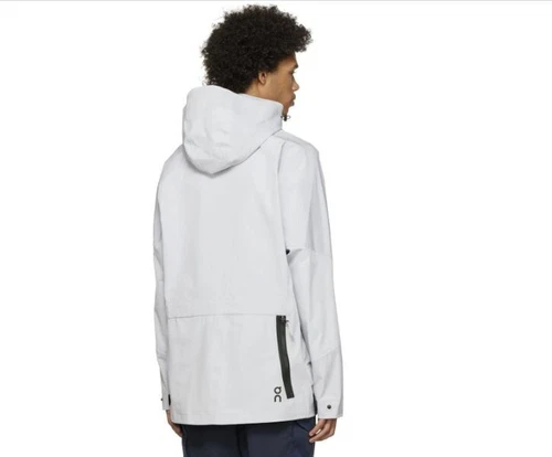 NWT ON Running Men's M Jersey  Polyester  w Hood  Waterproof  Zipper  Hail $419 image 7