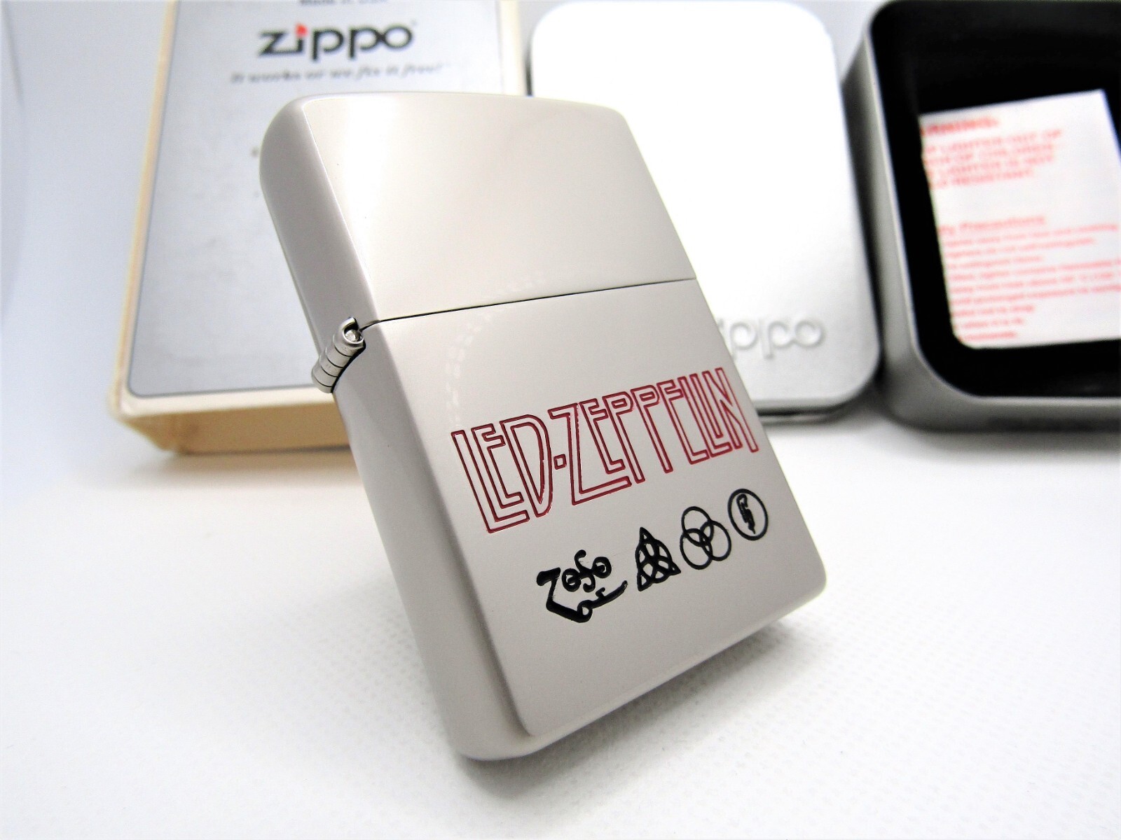 Led Zeppelin Zippo 2000 MIB Rare eBay