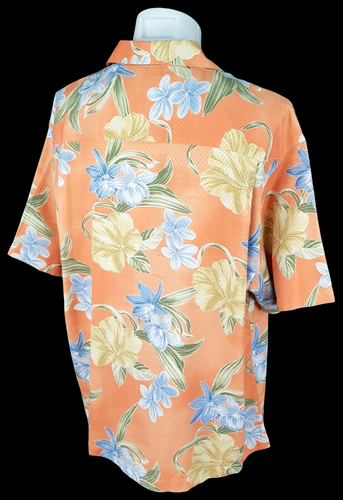 JAMAICA JAXX Mens Orange S/S LUXURY HAWAIIAN SHIRT - 2XL - 56" - RRP £89 - Picture 10 of 13