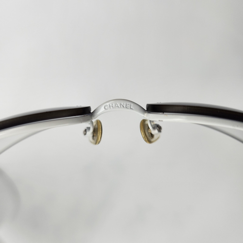 Gafas de sol Chanel - 4117-B blanco degradado tinte sin marco cristal de Swarovski ¡LEER! - Imagen 18 de 21
