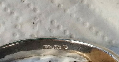 Bracciale argento sterling 925 treccia celtica 7,5" x 5/16" peso 27,2 gr usato in ottime condizioni - Foto 4 di 5