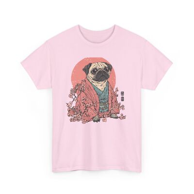 Pug Wearing Kimono Japanese T-Shirt | Japan Travel Aesthetic Shirt