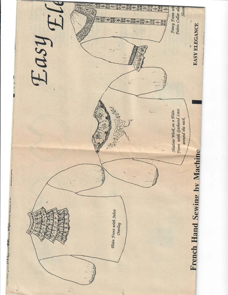 Martha Pullen Patterns Misses Easy Elegance Blouses Sizes 4-18 Collar/Blouse Var - Image 3 of 4