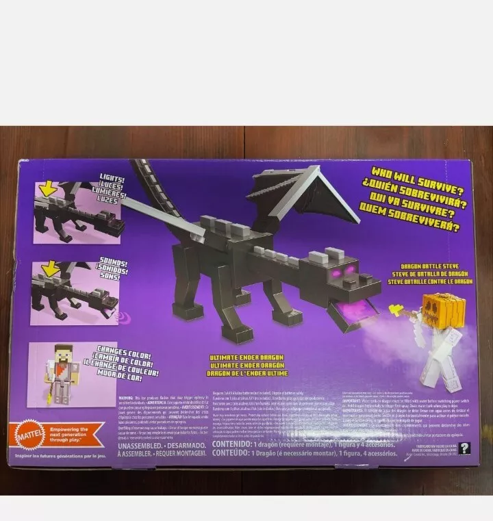 Minecraft Ultimate Ender Dragon Figure with Steve Action Figure