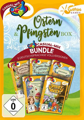 Ostern & Pfingsten Box 5 Spiele Sunrise Games PC Spiel Casual Mix Neu & OVP