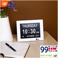 Cool Digital Calendar Dual Alarm Clock - Distinctive Contemporary Style Ornament Cool Digital Calendar Dual Alarm Clock - Distinctive Contemporary Style Ornament