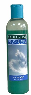 3 Naturistics Sea Splash 8 oz Moisturizing Body Wash w Aloe Vera, Yarrow, Birch
