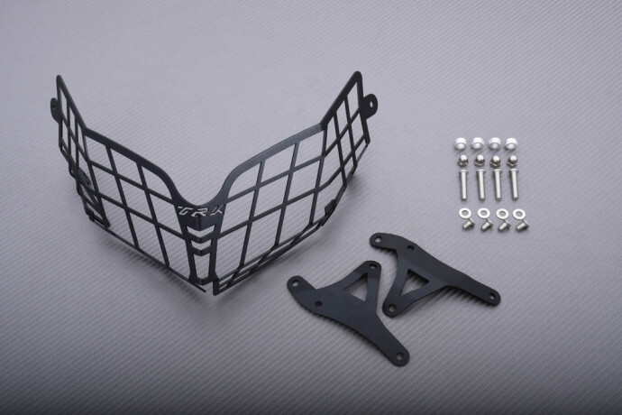 Grille de protection de phare Benelli TRK 502 idéale pour le voyage tout-terrain et le bivouac