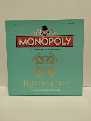Monopoly Rustic Cuff - Commemorative Edition - Sealed Inside - Open box New!