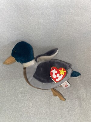 Ty Jake the Mallard Duck Beannie Buddy Plush Toy
