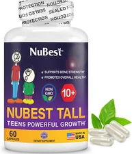 NuBest Tall 10+ - Premium Bone Strength Formula, Enhanced Immunity and Overall
