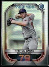 2021 Bowman #BTP-79 Triston Casas Bowman Scouts Top 100