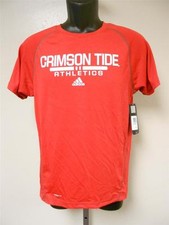 NEW Alabama Crimson Tide YOUTH Medium M 10-12 Adidas Climalite Shirt