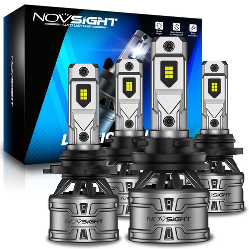 NOVSIGHT 9005 H11 LED Headlight Bulbs High Low Beam Lamp Conversion 6500K 4pcs - Picture 2 of 15