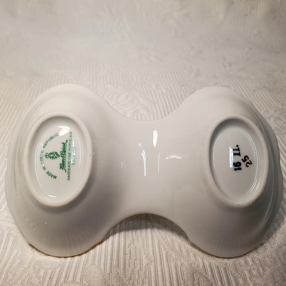 Porcelana Haas & Cajzek - 2 bodegas de sal y pimienta - HC026 rosas azules - de colección 1992 Foto 4 de 4