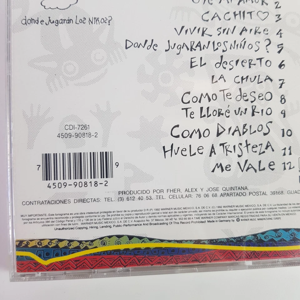 Mana Donde Jugaran Los Ninos De Pies A Cabez Oye Mi Amor Cachit El Desierto CD - Image 3 of 4