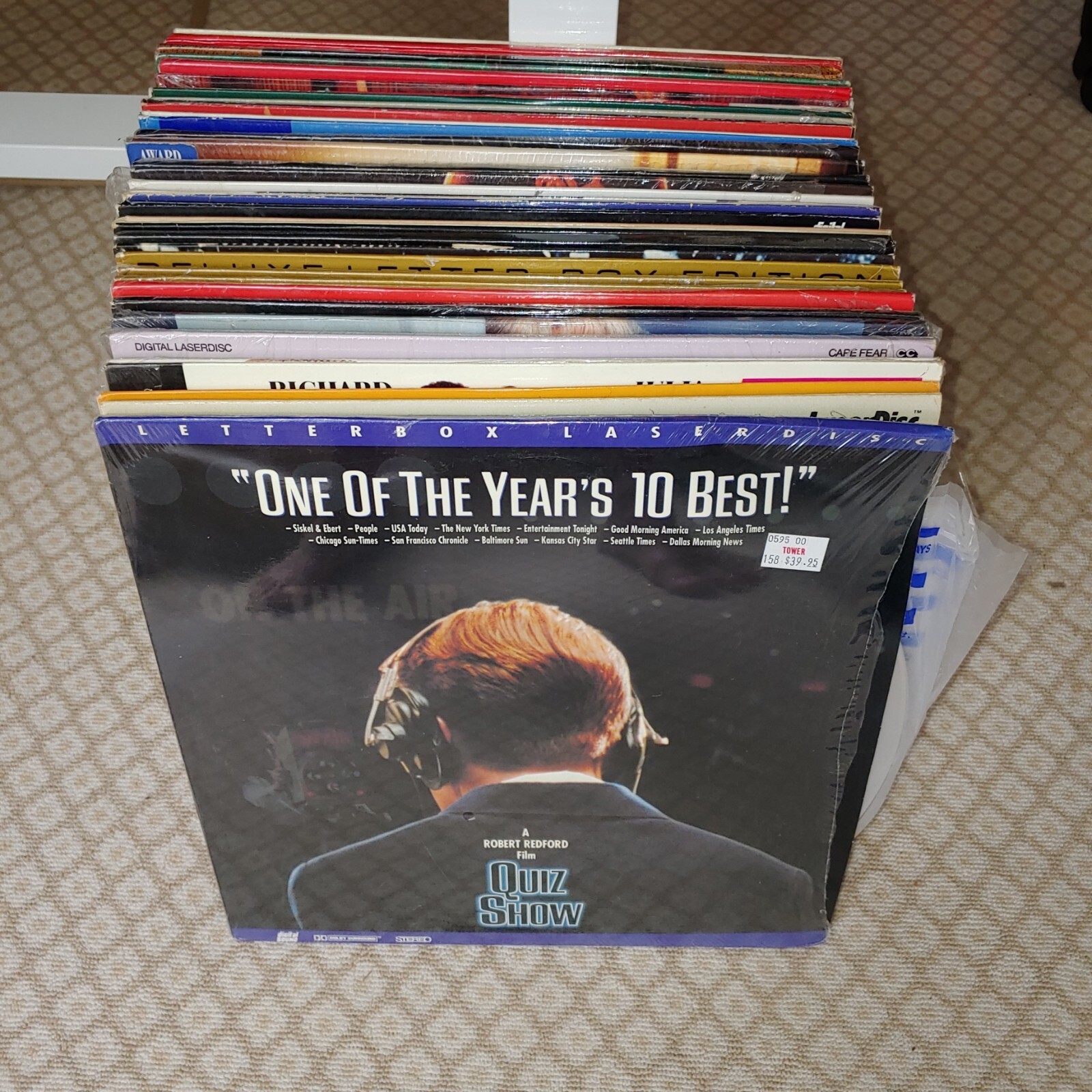 Choose any one (1) laserdisc from a selection of 25 laserdiscs listed