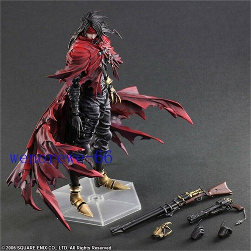 US Stock Play Arts Kai Final Fantasy VII Vincent Valentine Action PVC Figure Toy - Picture 3 of 11