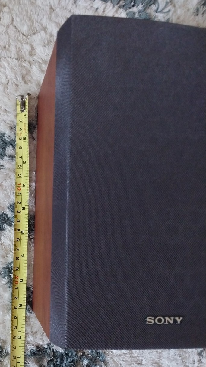 Sony Bookshelf Speakers SSCNEZ30 Wood Finish eBay