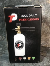 Tool Daily Foam Cannon with 1/4 Inch Quick Connector, 1 Liter, 5 Pressure Washer