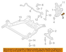 FORD OEM 10-23 Continental-Lower Cntrl Arm Bolt W500545S439