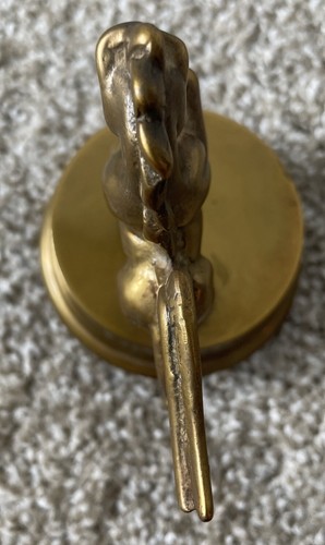 Vintage Messing Pegasus Pferd Musical sich drehende Statue Figur - Bild 5 von 6