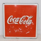 Coca Cola Metal Table Porcelain Top #33-Mexican-Restaurant Bar-30x30-Vintage