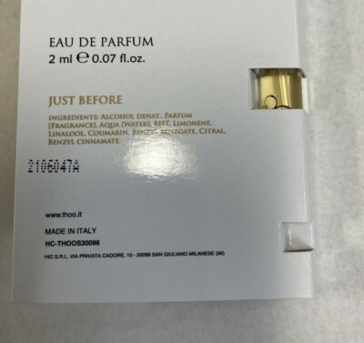 2 ) The House of Oud THoO Just Before Eau de Parfum Vial Spray 2