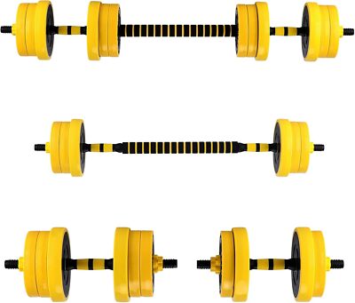 Adjustable Dumbbells Free Weight Set with Connector in