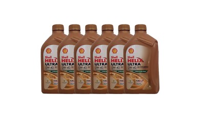 Shell Helix ULtra 0W40 6x1 Liter Motoröl  MB 229.5 A40. Fiat
