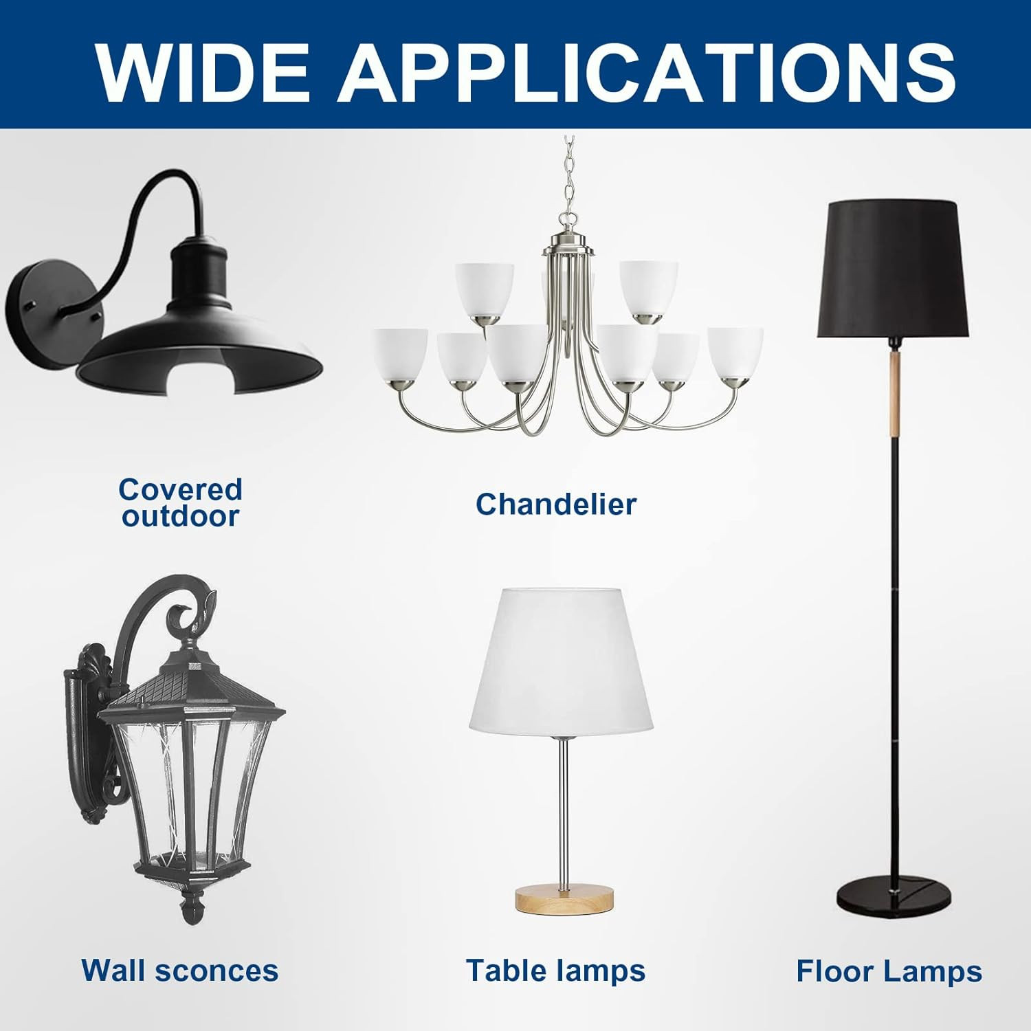 LED Light Bulbs, 100 Watt Equivalent, A19 13W Lightbulbs, 5000K