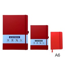 Image of Notebook A6/A5/A4 Lined Hardback Ruled Notepad Notes Diary Journal Premium Book