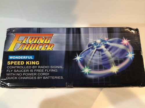 Vintage Radio Control Flying Saucer UFO Free Flying Brand New In Box - Picture 4 of 5