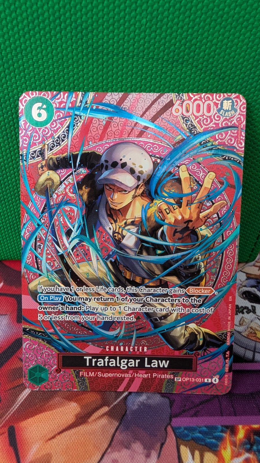 One Piece TCG OP13-031 Trafalgar Law SP OP-15 Adventure on Kami's Island English