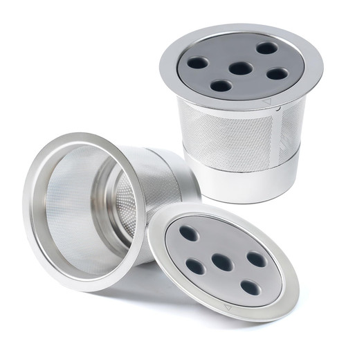 Reusable Coffee Pods for Keurig, Stainless Steels K Cup Pod for Keurig K Supr...