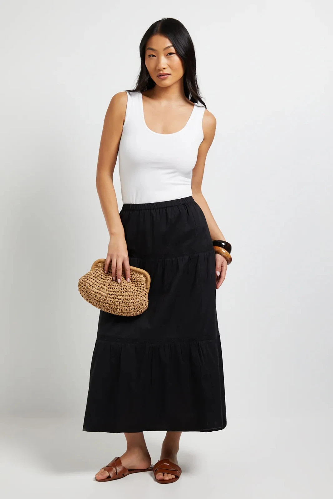 Dorothy Perkins Black Midi Skirt Womens Daywear Skirts
Opens in a new window or tab