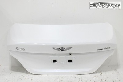 2019-2021 GENESIS G70 TRUNK DECK LID COVER PANEL UYUNI WHITE TRICOAT OEM