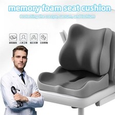 Memory Foam Seat Cushion Office Chair Car Seat Pad Tailbone Pain Relief