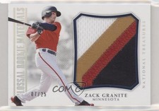 2018 Panini National Treasures Holo Silver 7/25 Zack Granite #CRM-ZG 0sm9