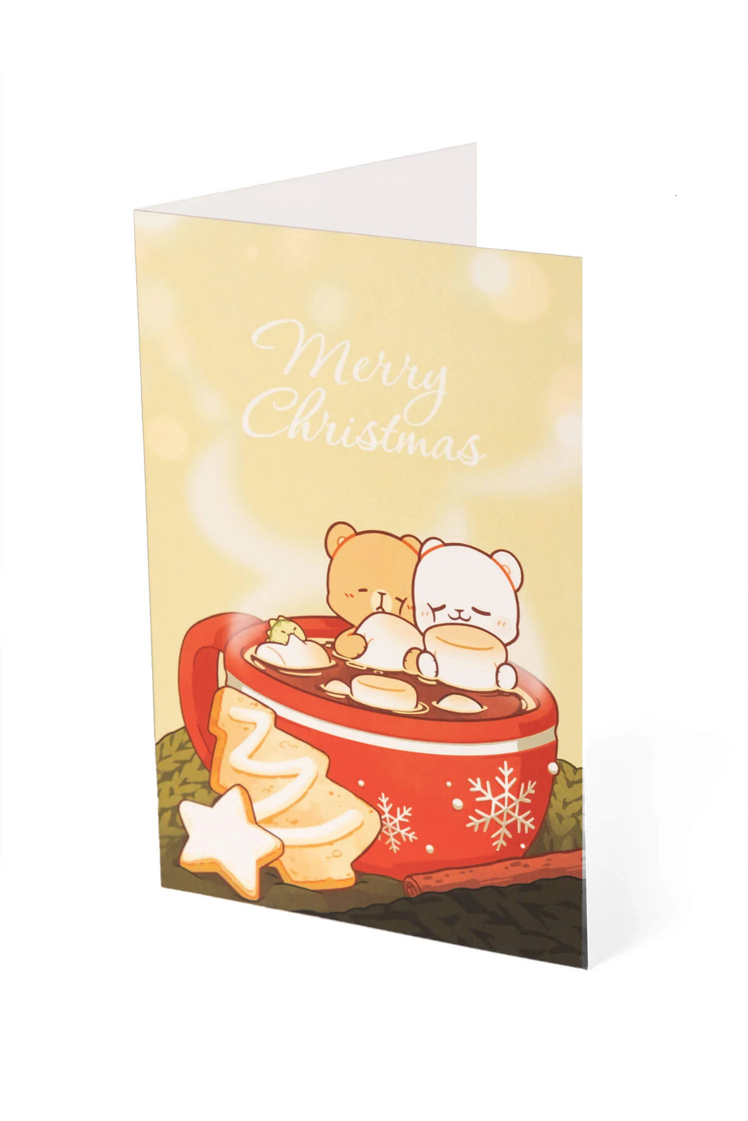 Milk Mocha Bear: Christmas Card - Hot Chocolate