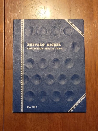 Used Whitman Buffalo Nickels Punch In Folder 9008