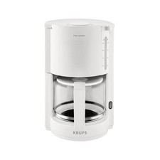 Krups F 309 01 Glas-Kaffeemaschinen Proaroma Wei&szlig; Matt
