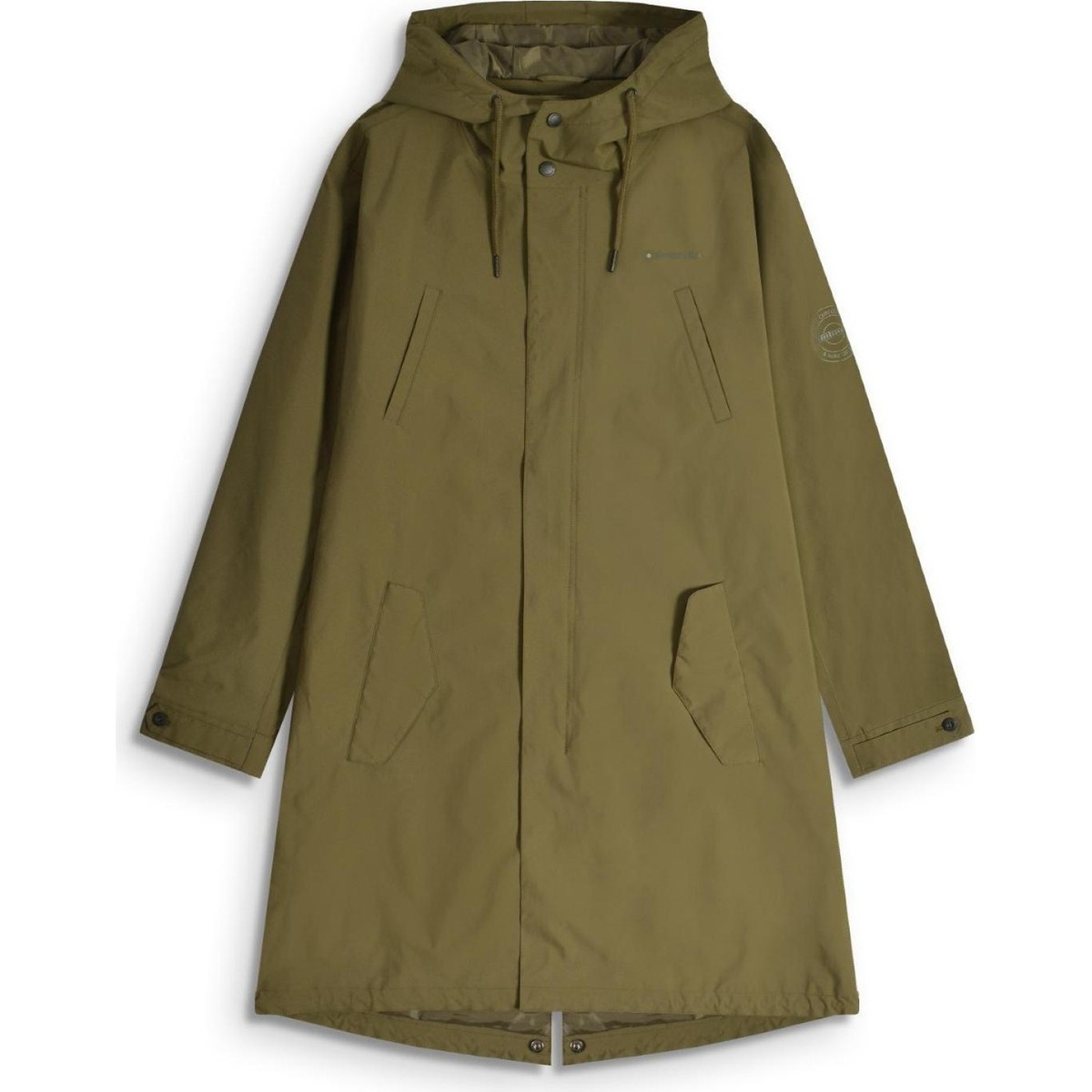 Lambretta Mens Ripstop Waterproof Parka Jacket - Khaki - S | eBay