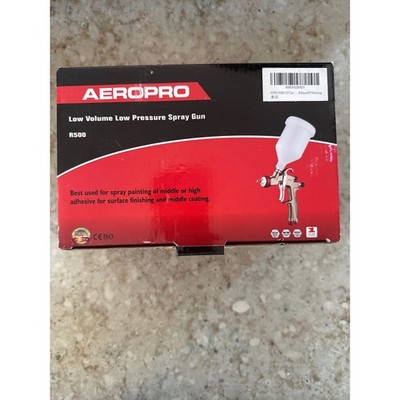 Aeropro R500 LVLP Air Spray Gun Gravity Feed 1.5mm Nozzle 600cc Paint Sprayer