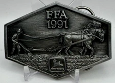 JOHN DEERE 1991 FFA Belt Buckle 1 of 500 Limited